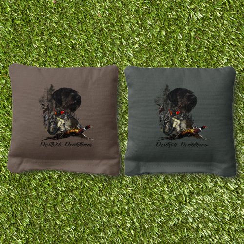 German Wirehaired Pointer Cornhole Bags