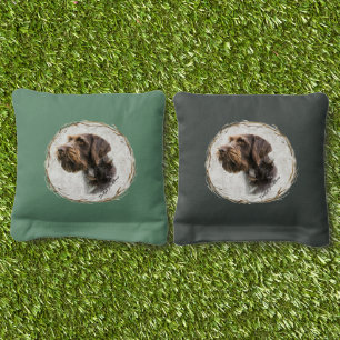 German Wirehaired Pointer Cornhole Bags