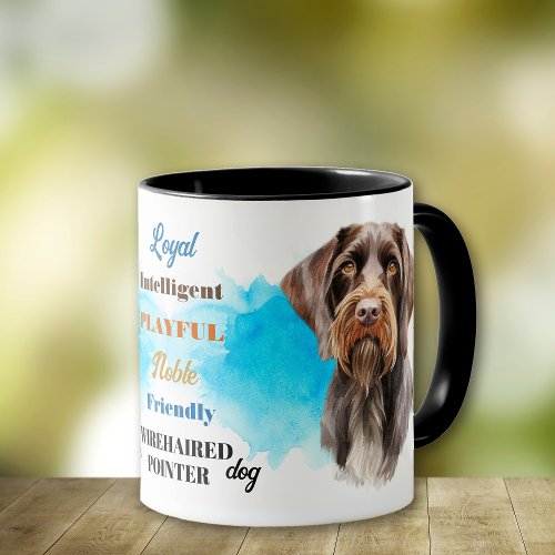 German Wirehaired Pointer Dog Loyal Friend Mug