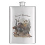 German Wirehaired Pointer Flask