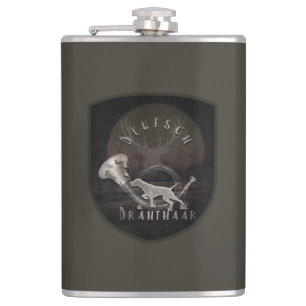 German Wirehaired Pointer Flask
