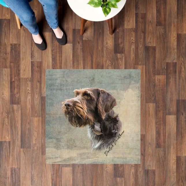 German Wirehaired Pointer   Floor Decals (Floor)