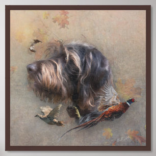 German Wirehaired Pointer Framed Art