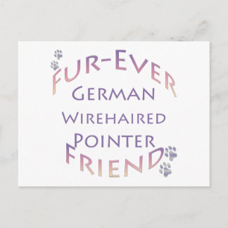 German Wirehaired Pointer Furever Postcard