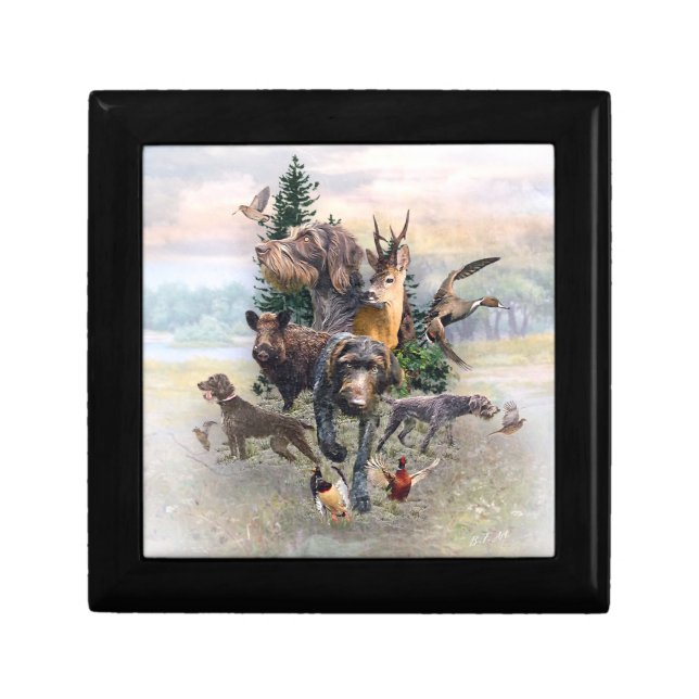 German Wirehaired Pointer   Gift Box (Front)
