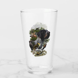 German Wirehaired Pointer Glass