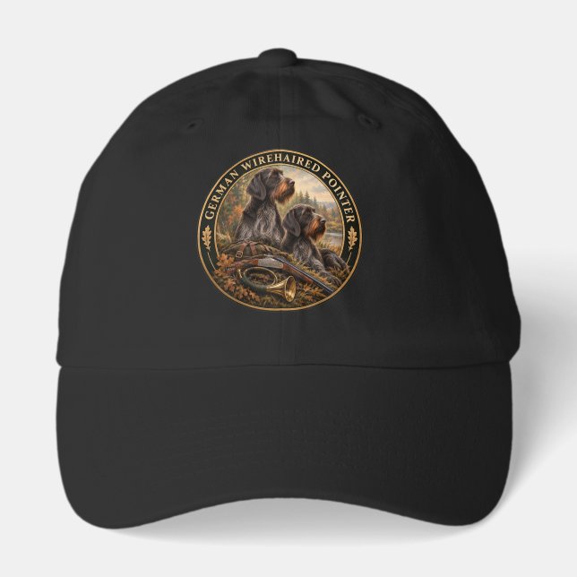 German Wirehaired Pointer Hat (Front)