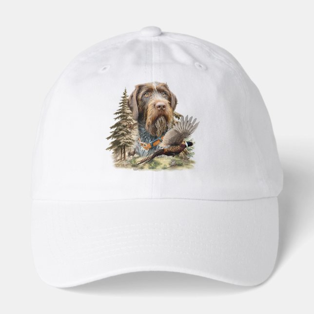 German Wirehaired Pointer Hat (Front)