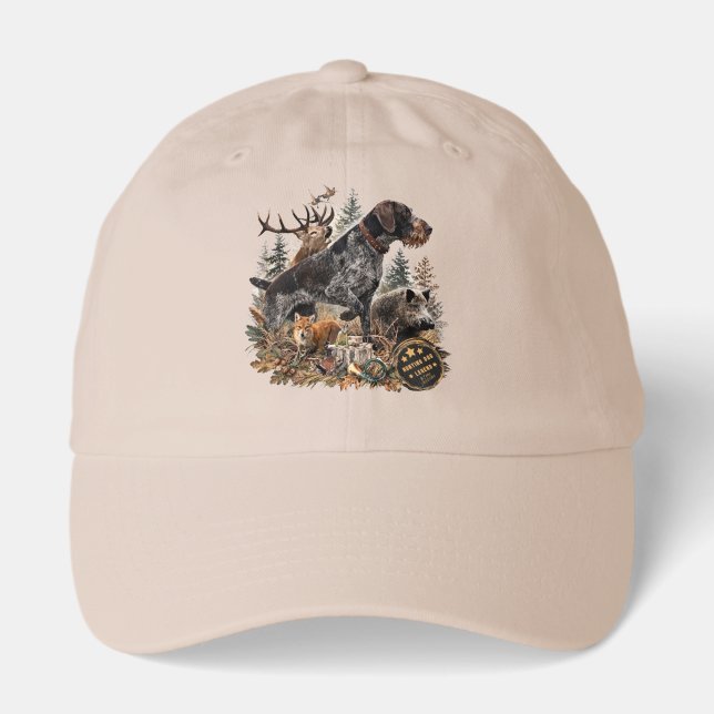 German Wirehaired Pointer Hat (Front)