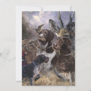  German Wirehaired Pointer Invitation