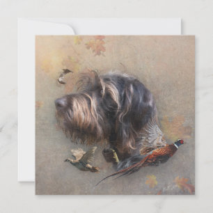 German Wirehaired Pointer Invitation