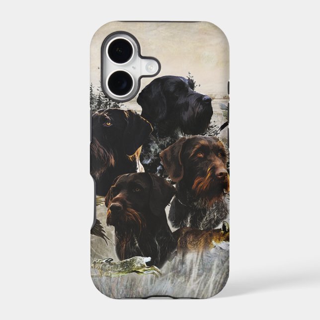  German Wirehaired Pointer Iphone Case (Back)