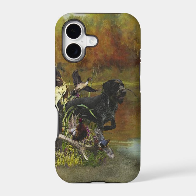  German Wirehaired Pointer Iphone Case (Back)