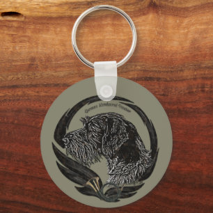 German Wirehaired Pointer Keychain