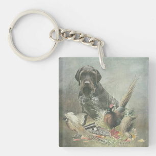 German Wirehaired Pointer Keychain