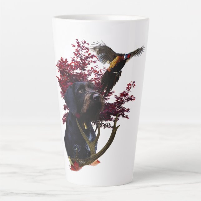  German Wirehaired Pointer     Latte Mug (Front)