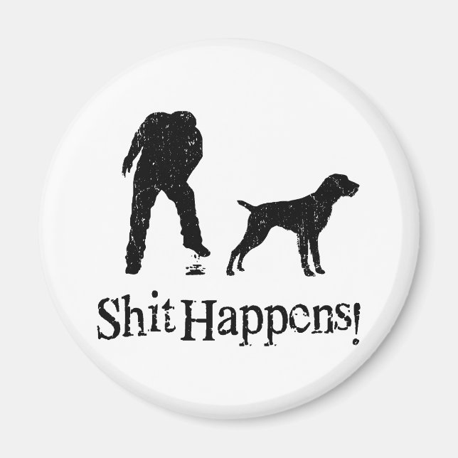 German Wirehaired Pointer Magnet (Front)