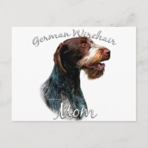 German Wirehaired Pointer Mom 2 Postcard