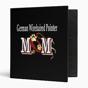 German Wirehaired Pointer Mom Gifts Binder