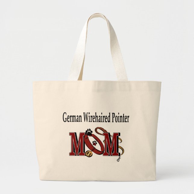 German Wirehaired Pointer mom Tote Bag (Front)