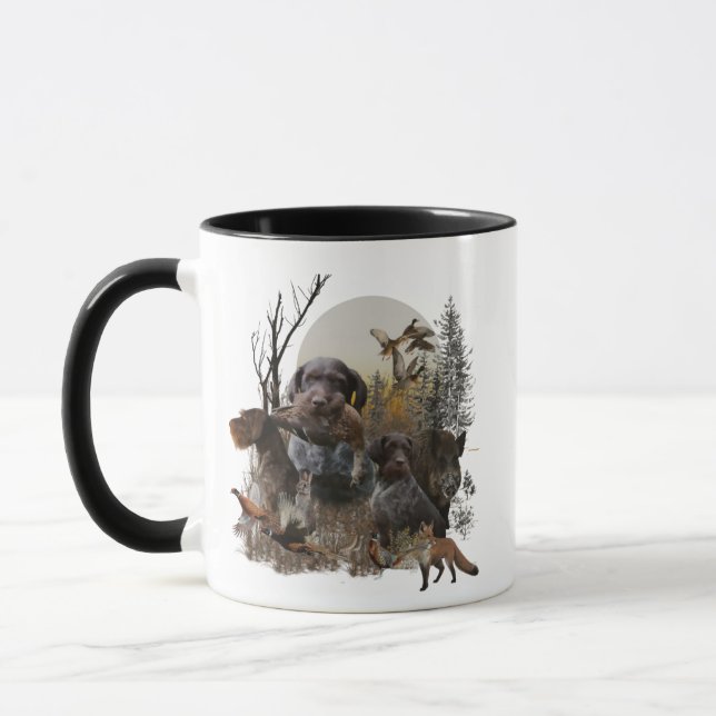 German Wirehaired Pointer Mug (Left)