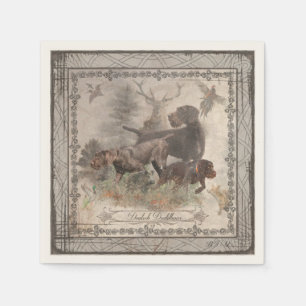 German Wirehaired Pointer Napkins