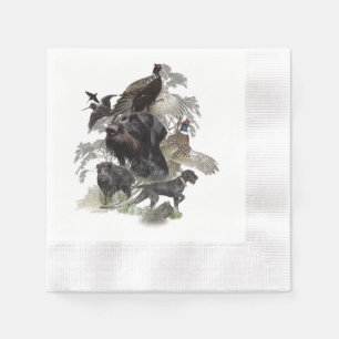  German Wirehaired Pointer     Napkins