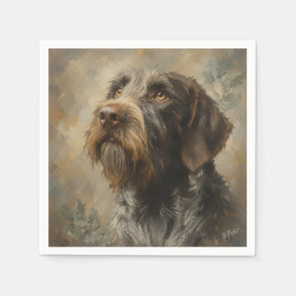 German Wirehaired Pointer Napkins