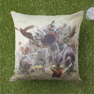 German Wirehaired Pointer Outdoor Pillow