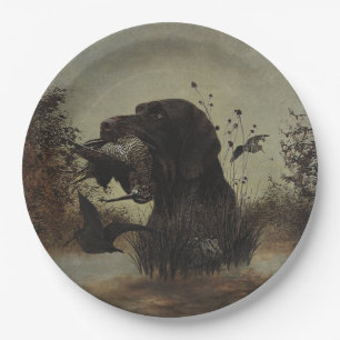 German Wirehaired Pointer Paper Plates