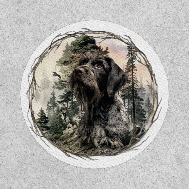 German Wirehaired Pointer Patch (Front)
