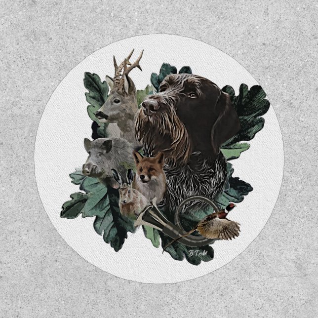 German Wirehaired Pointer Patch (Front)