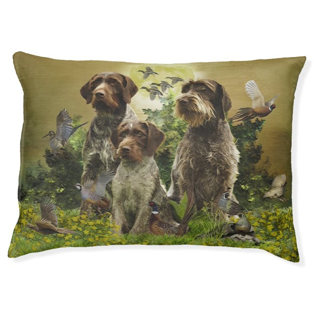  German Wirehaired Pointer      Pet Bed (Front)