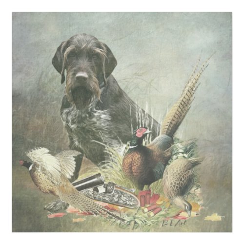 German Wirehaired Pointer   Photo Print