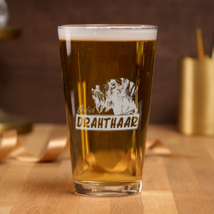German Wirehaired Pointer Pint Glass