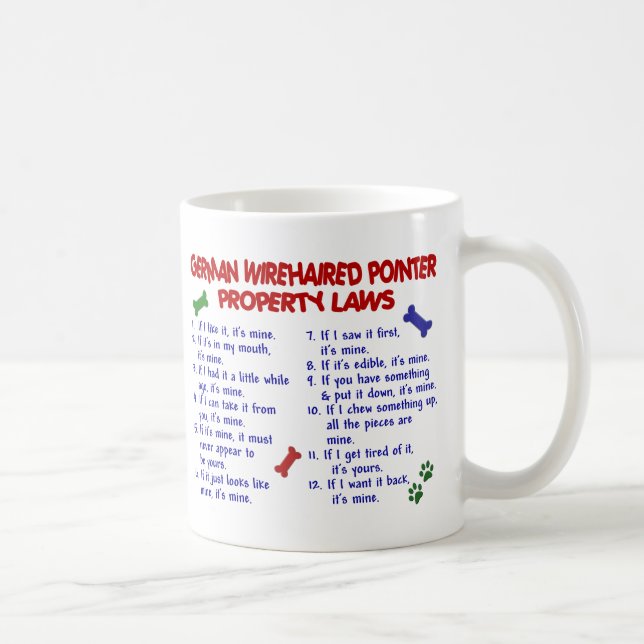 GERMAN WIREHAIRED POINTER PL2 COFFEE MUG (Right)