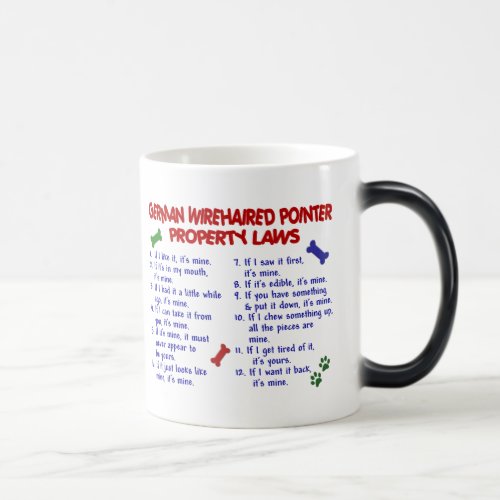 GERMAN WIREHAIRED POINTER Property Laws 2 Magic Mug