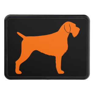 German Wirehaired Pointer Silhouette Hitch Cover