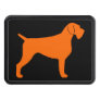 German Wirehaired Pointer Silhouette Hitch Cover