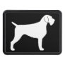 German Wirehaired Pointer Silhouette Trailer Hitch Cover