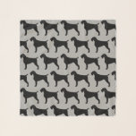 German Wirehaired Pointer Silhouettes Pattern Scarf<br><div class="desc">GWP Lover's Scarf</div>