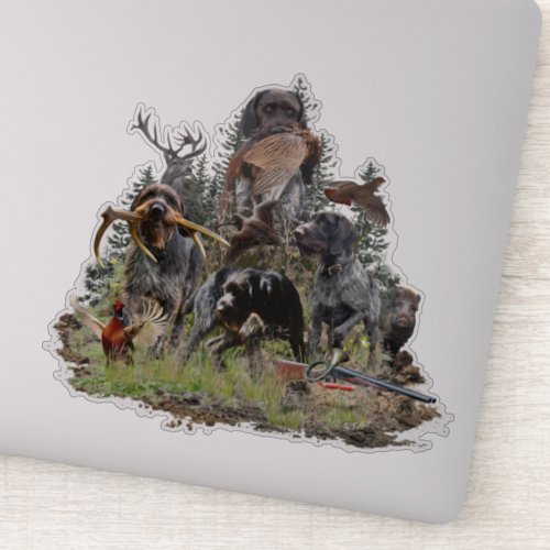 German Wirehaired Pointer       Sticker