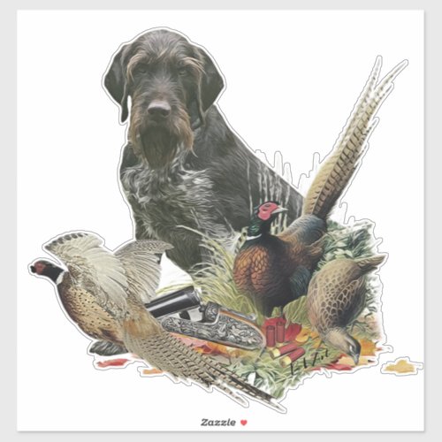 German Wirehaired Pointer      Sticker