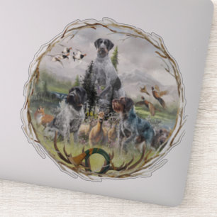 German Wirehaired Pointer   Sticker