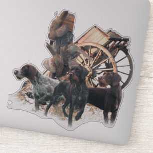 German Wirehaired Pointer sticker