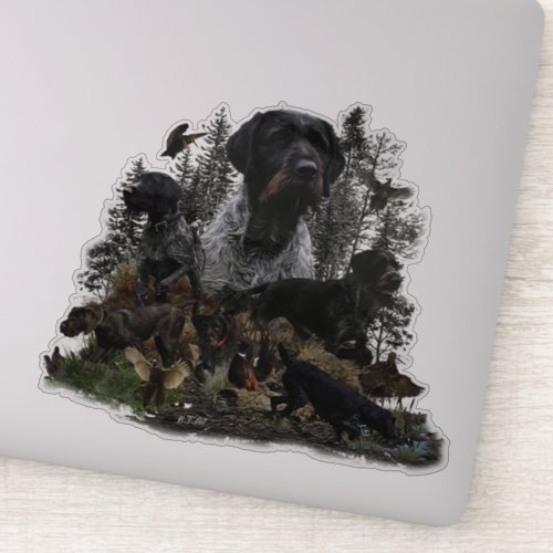 German Wirehaired Pointer    Sticker