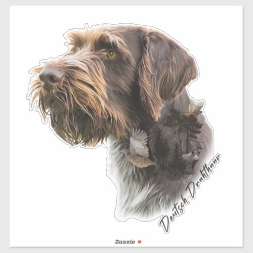 German Wirehaired Pointer        Sticker