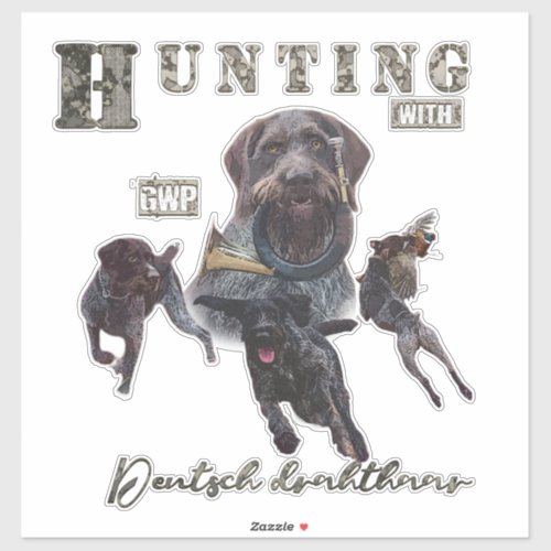 German Wirehaired Pointer      Sticker