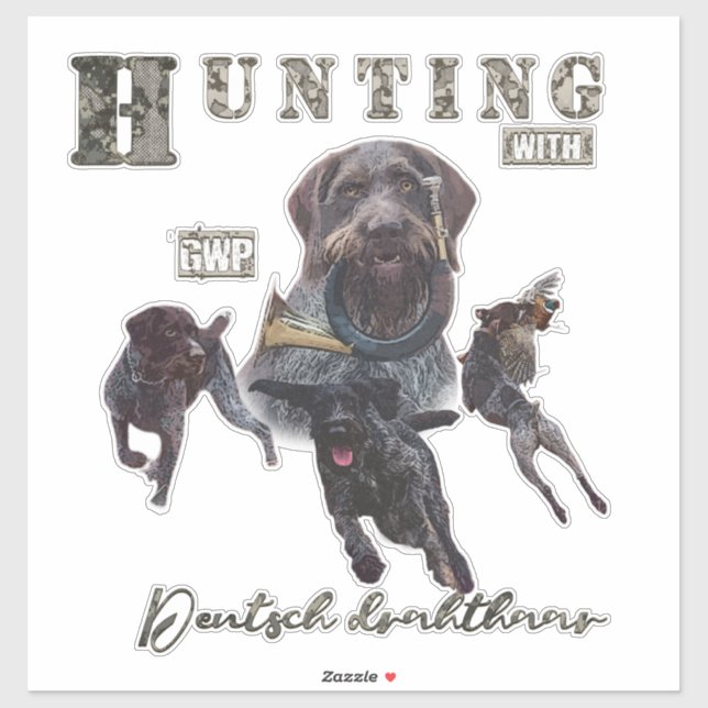 German Wirehaired Pointer      Sticker (Sheet)