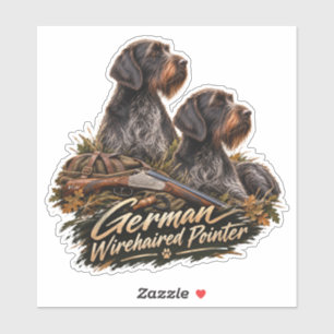 German Wirehaired Pointer Sticker